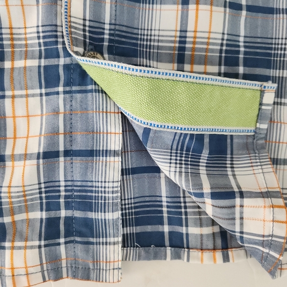 MILLET Plaid Performance Hiking Shirt blue – large - Picture 6 of 13